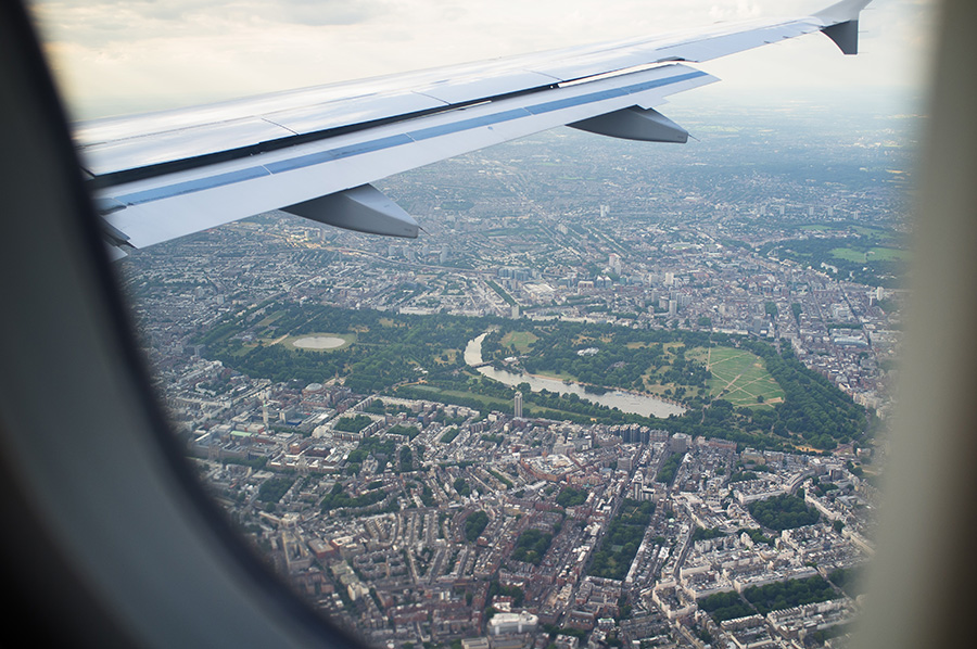 London from above