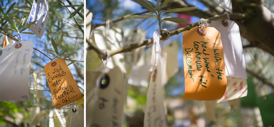 Cabtree restaurant wishing tree