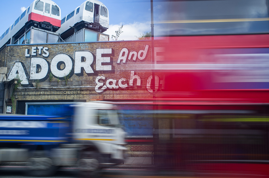 London Adore red bus