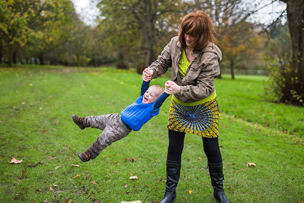 09 boy with mom having fun