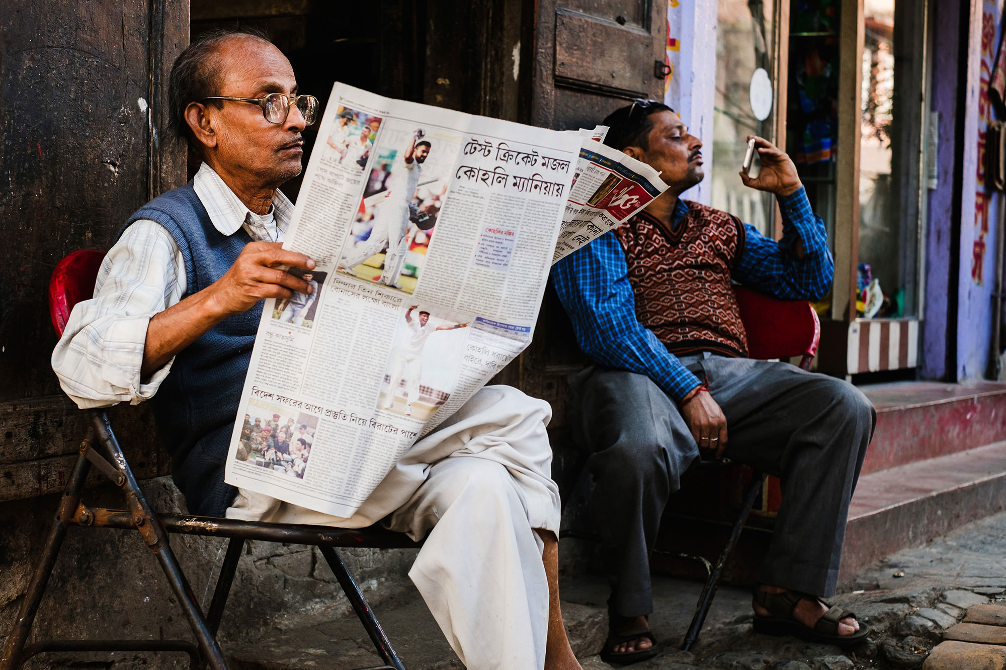 Street photography in India