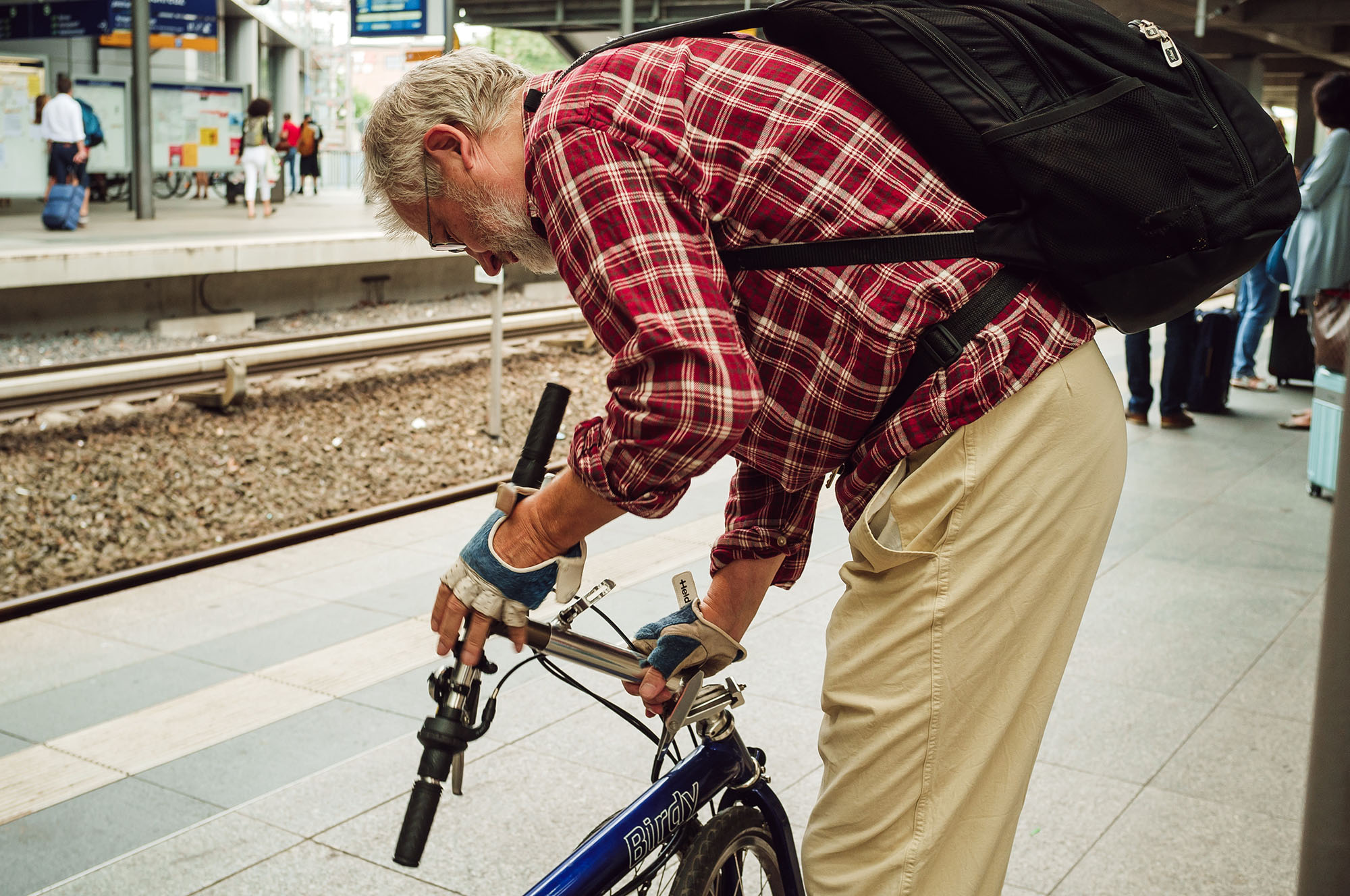 berlin street photograohy train station