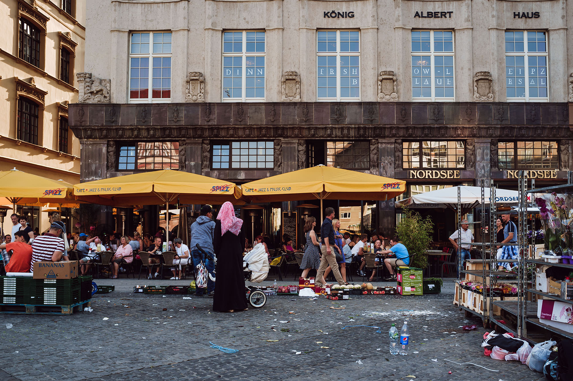 documenting leipzig market leipzig city centre