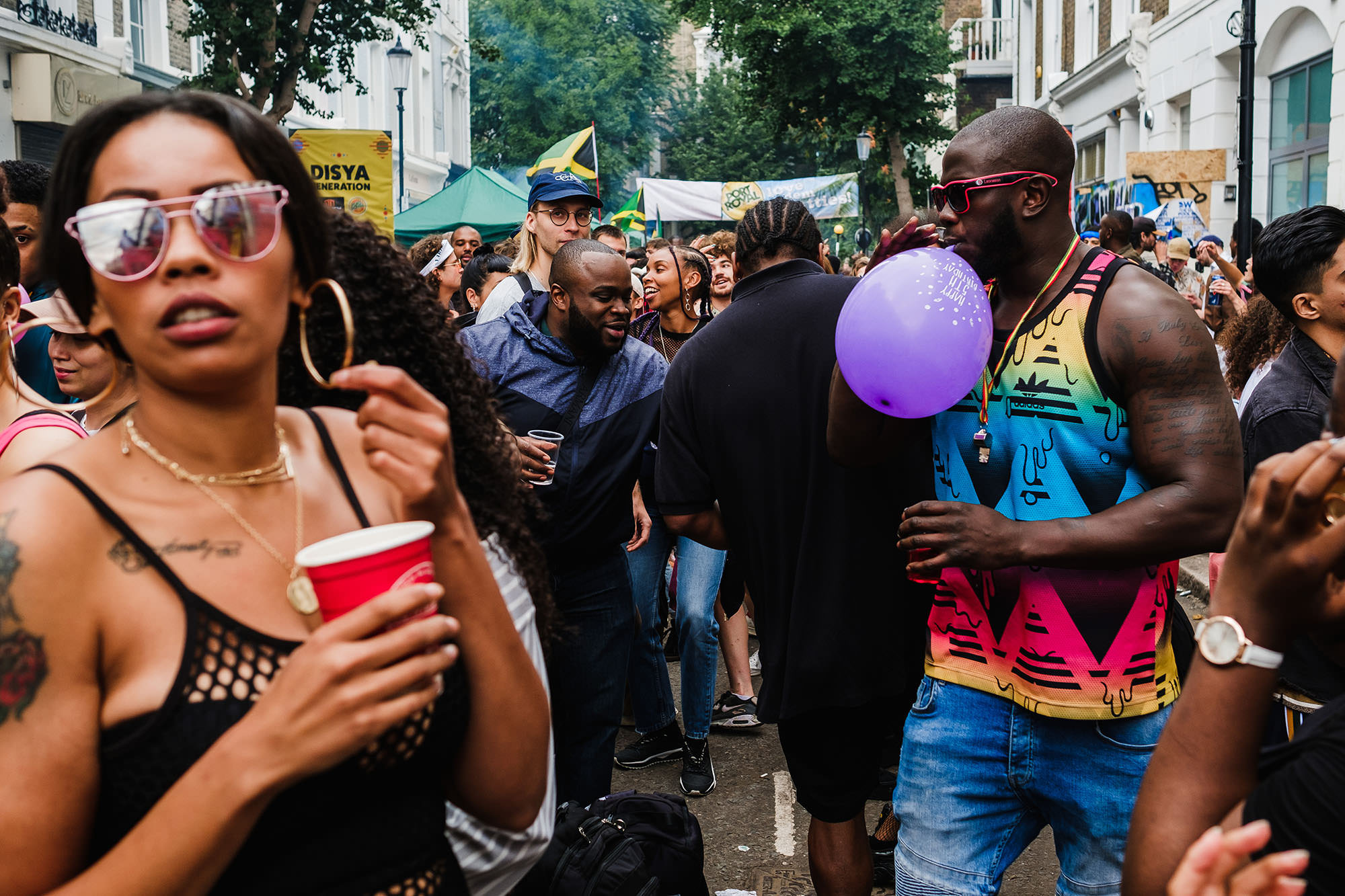 Sound systems, street festival, live music