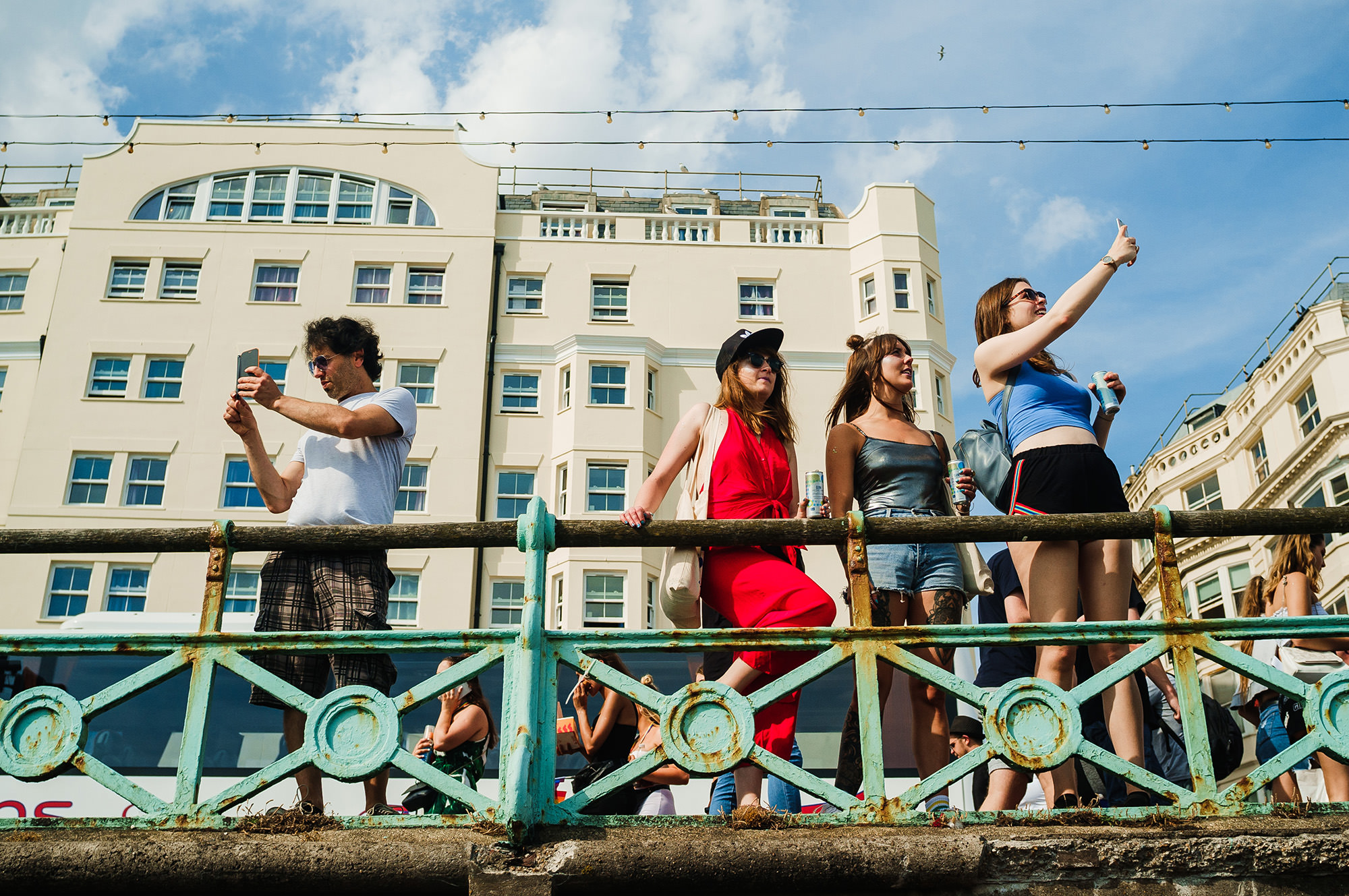 brighton seafront people