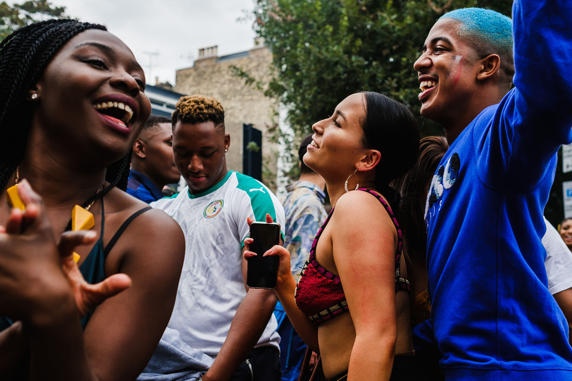 Dancers costumes, fun in the streets