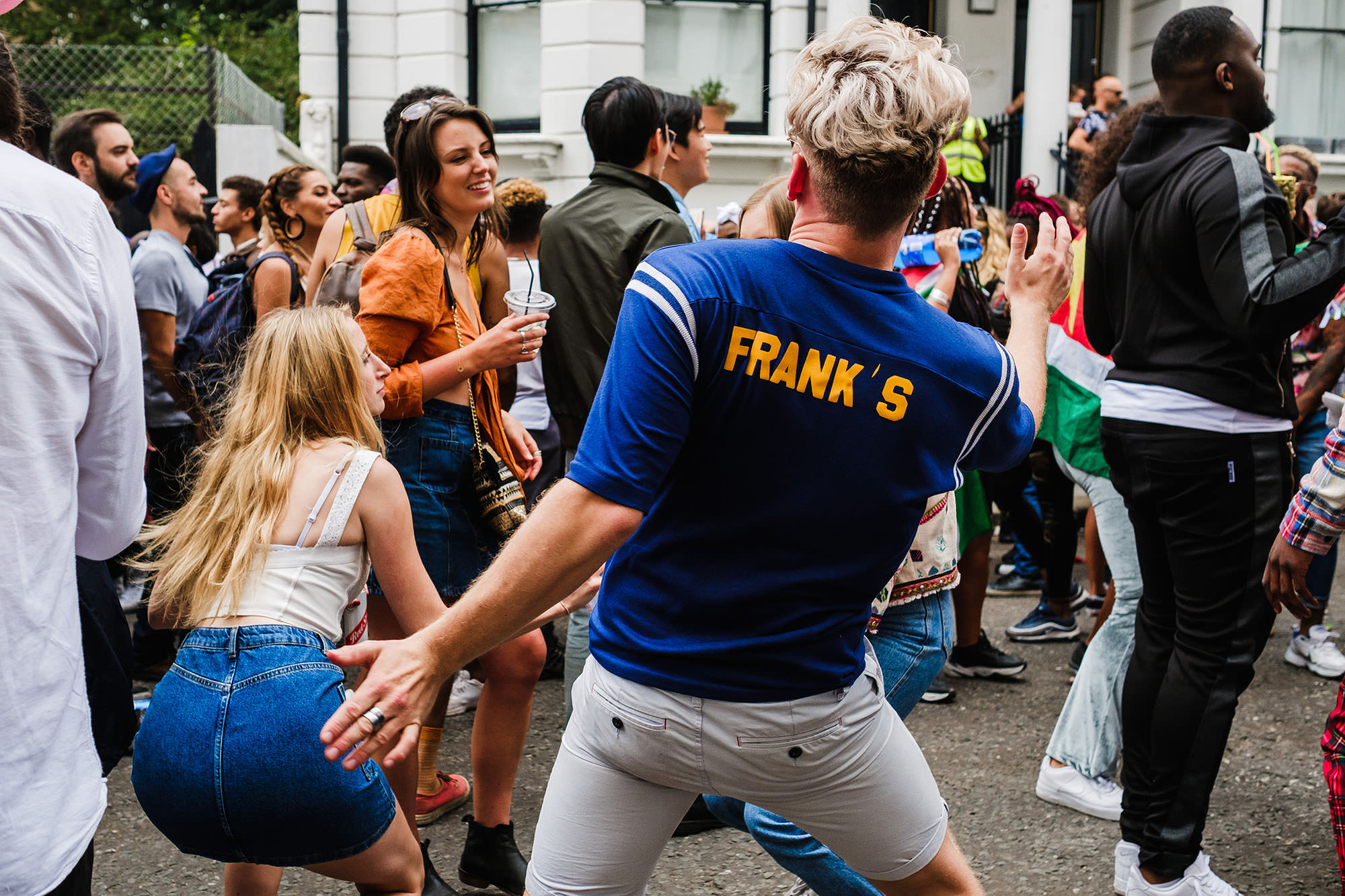 Dancers costumes, fun in the streets