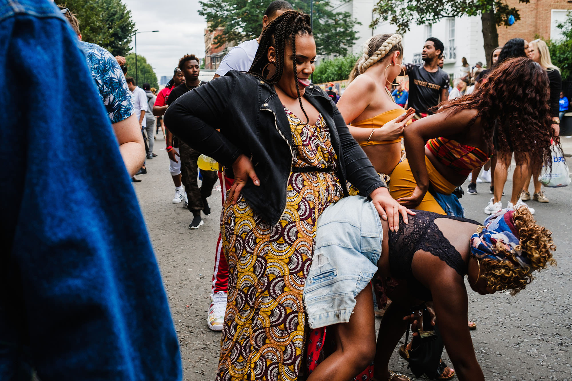 Dancers costumes, fun in the streets