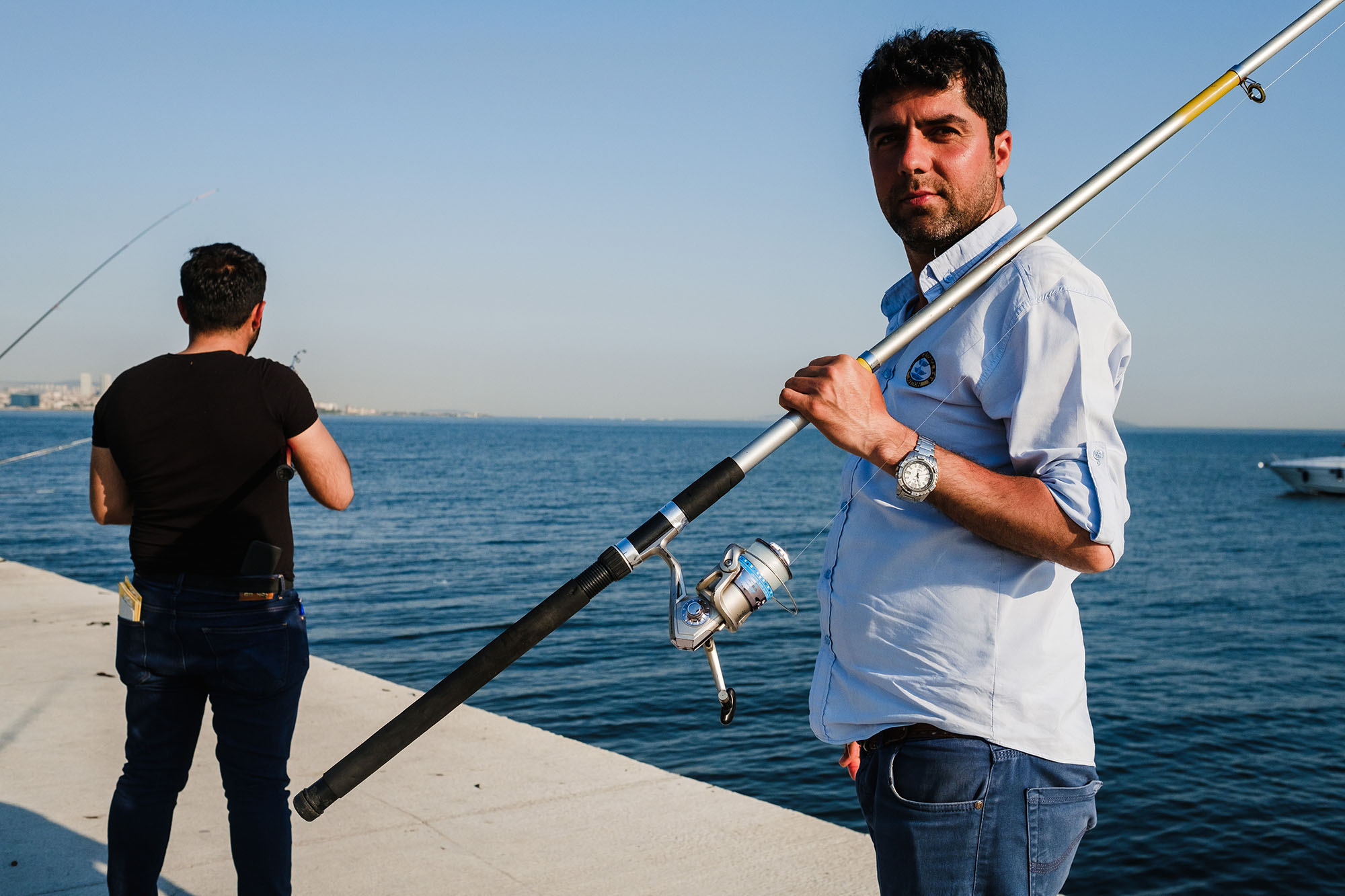 istanbul turkey fishermen