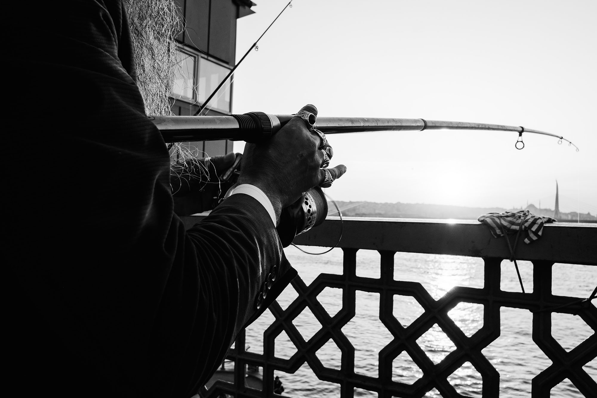 istanbul turkey fishermen