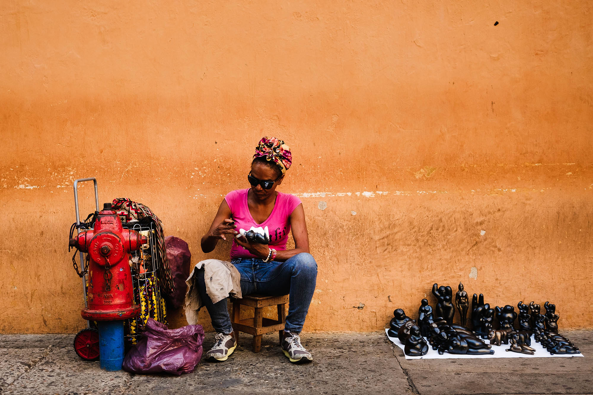 Street photography in Colombia