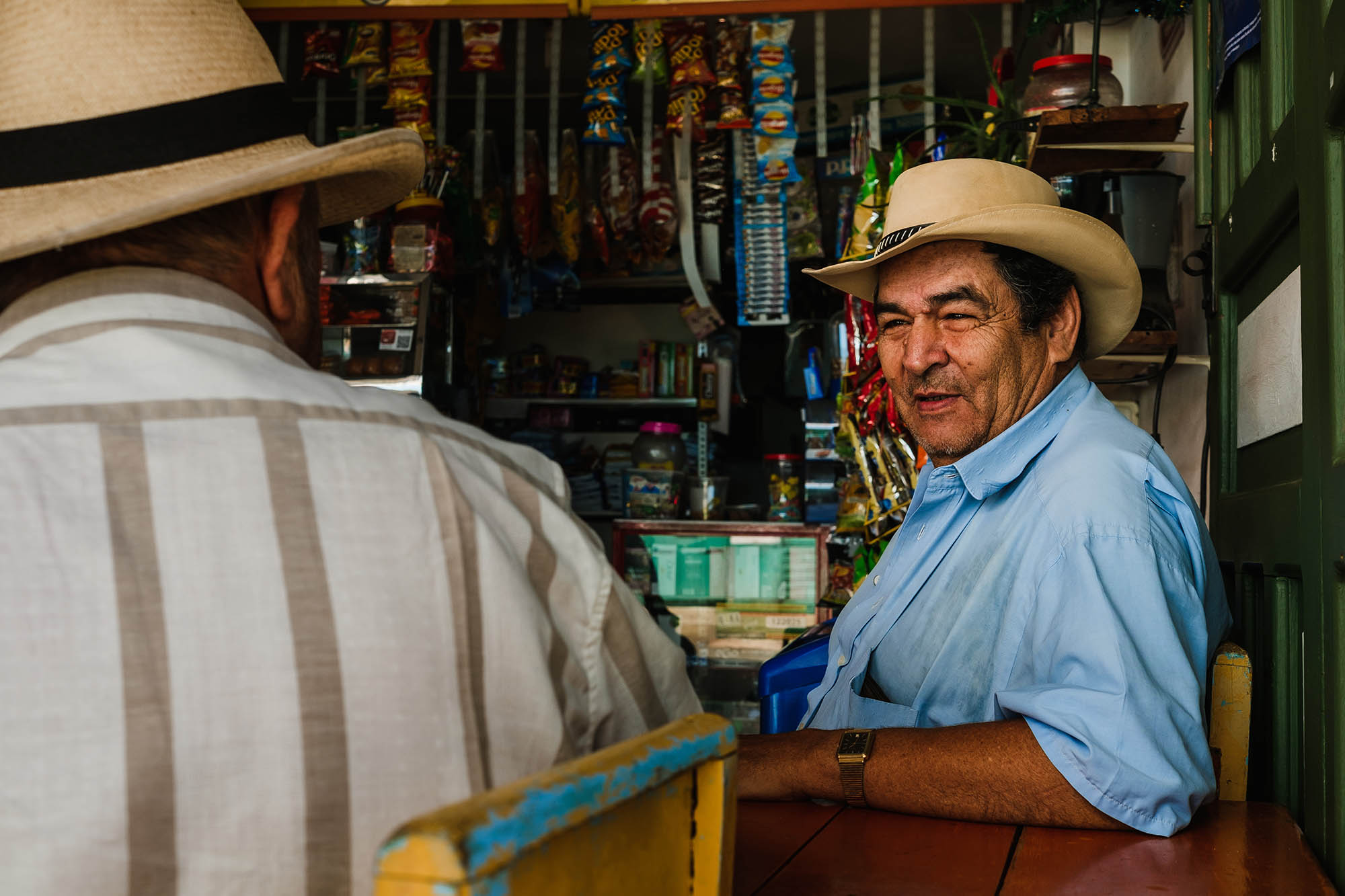 Street photography in Colombia