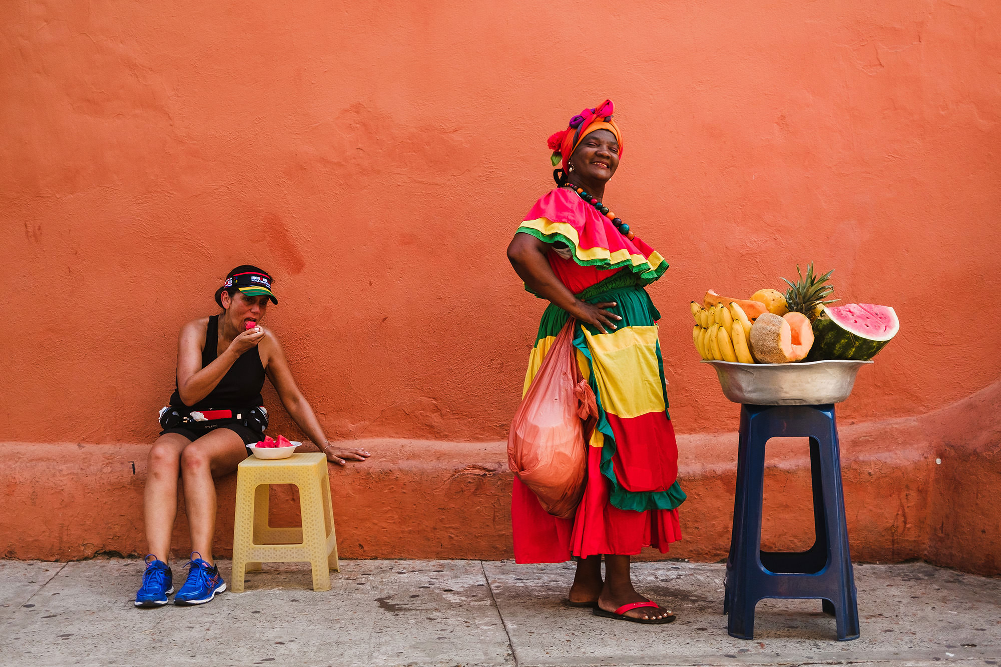 Street photography in Colombia