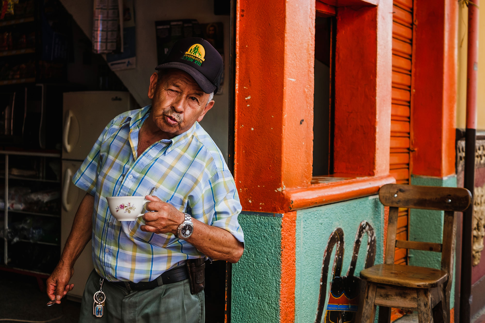 Street photography in Colombia