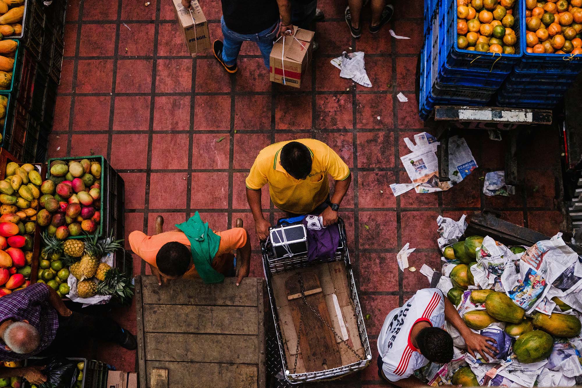 Street photography in Colombia