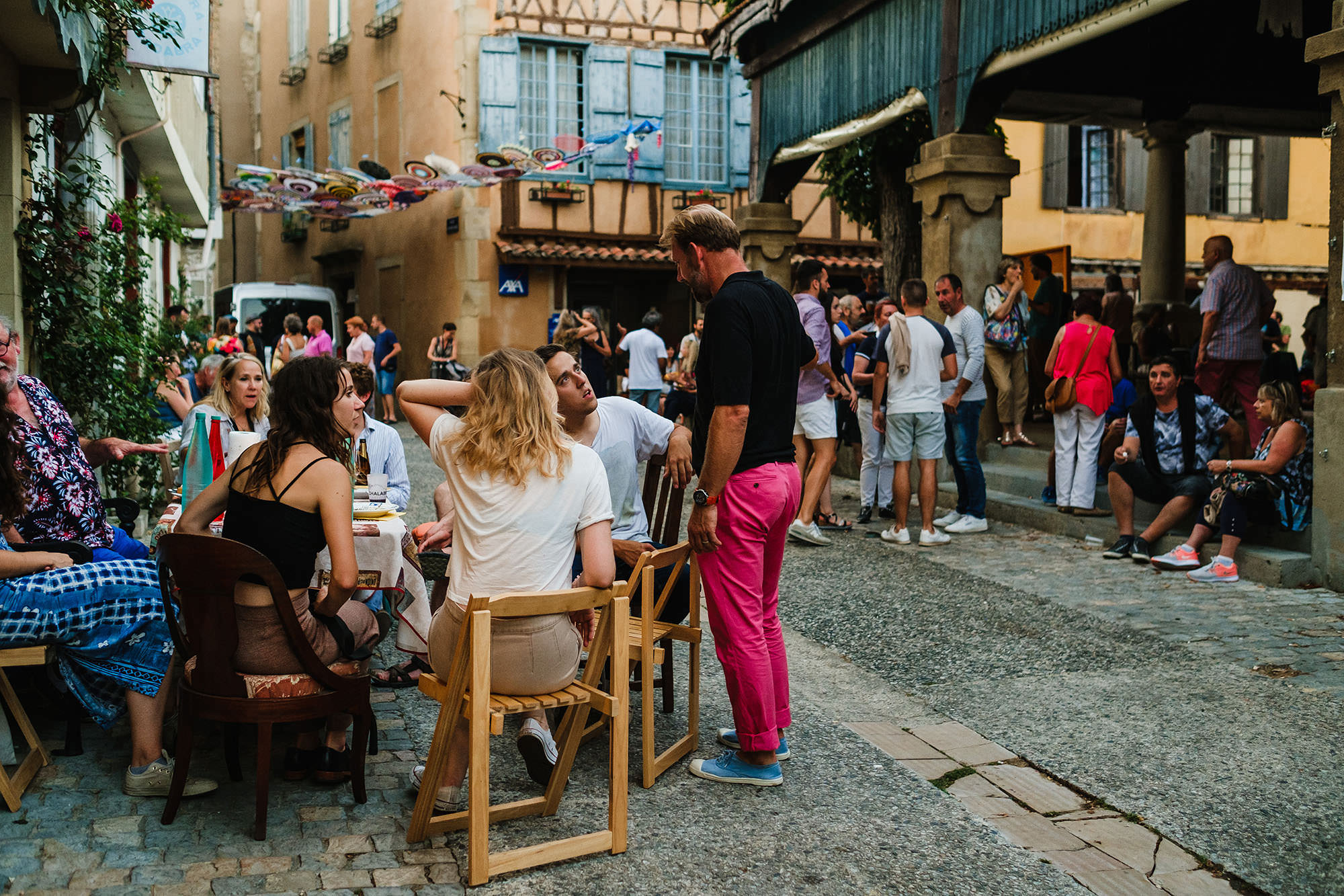 South of France musicians in town