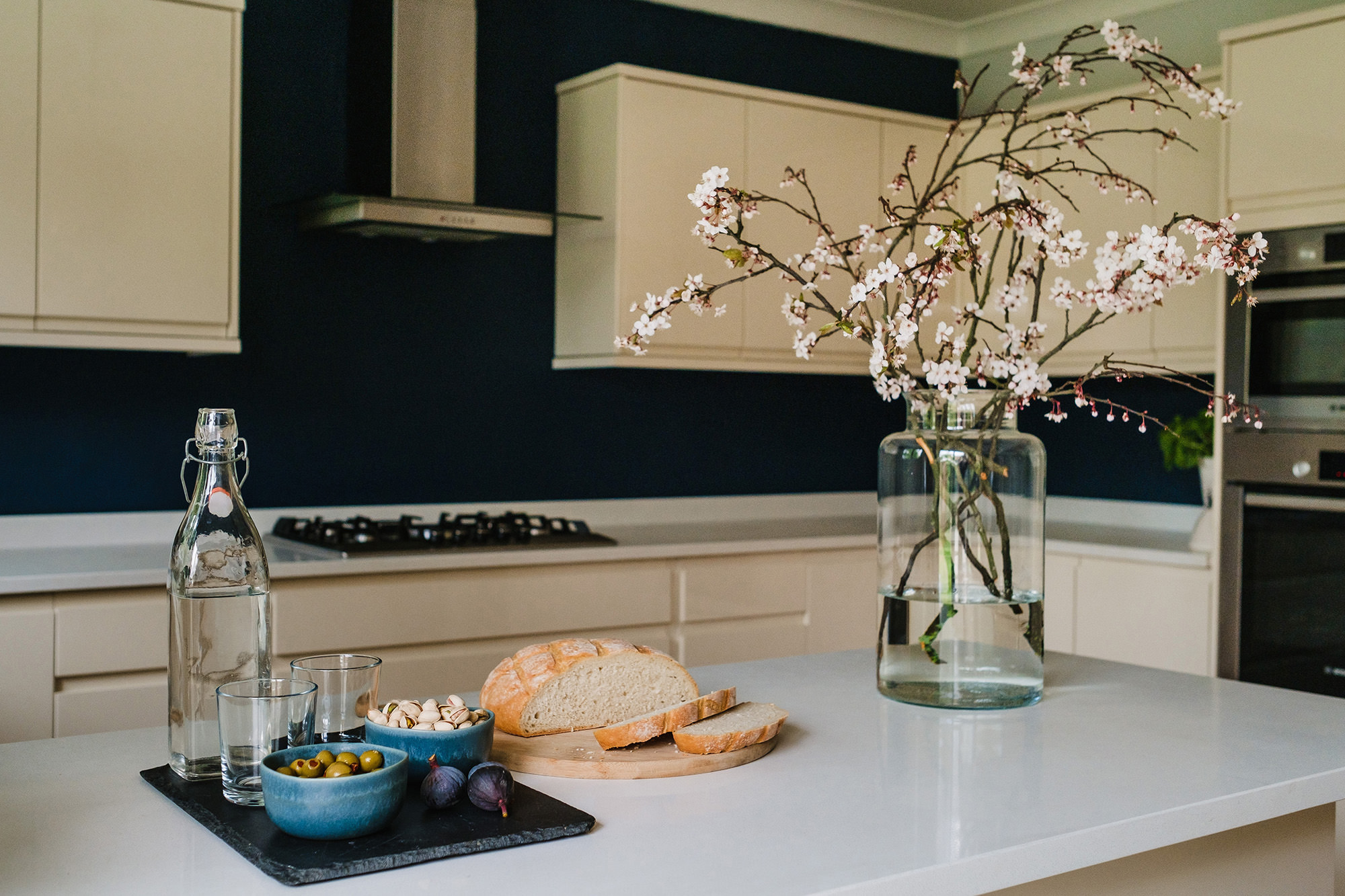 kitchen detail bread and styling