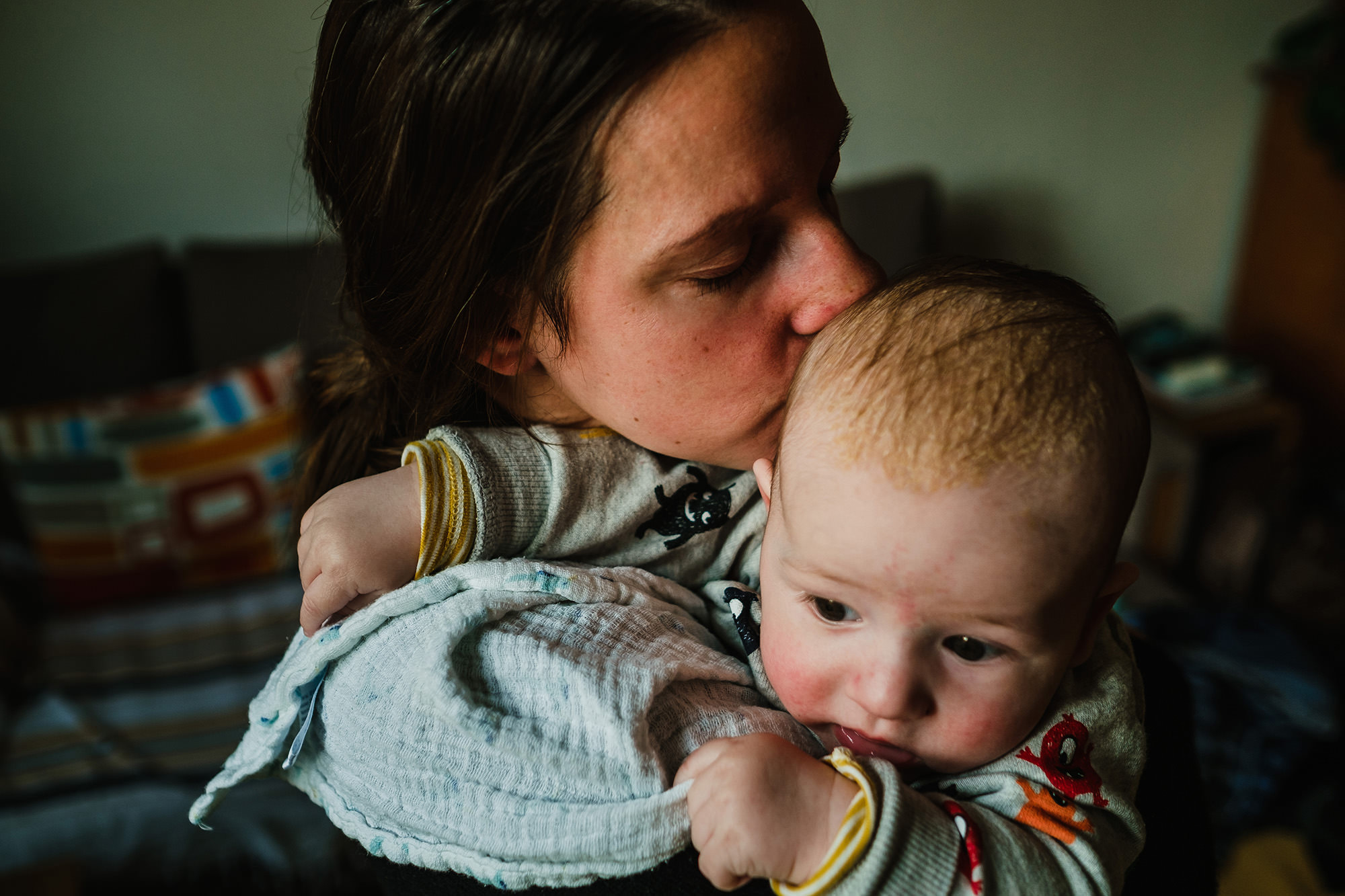 baby boy with mummy