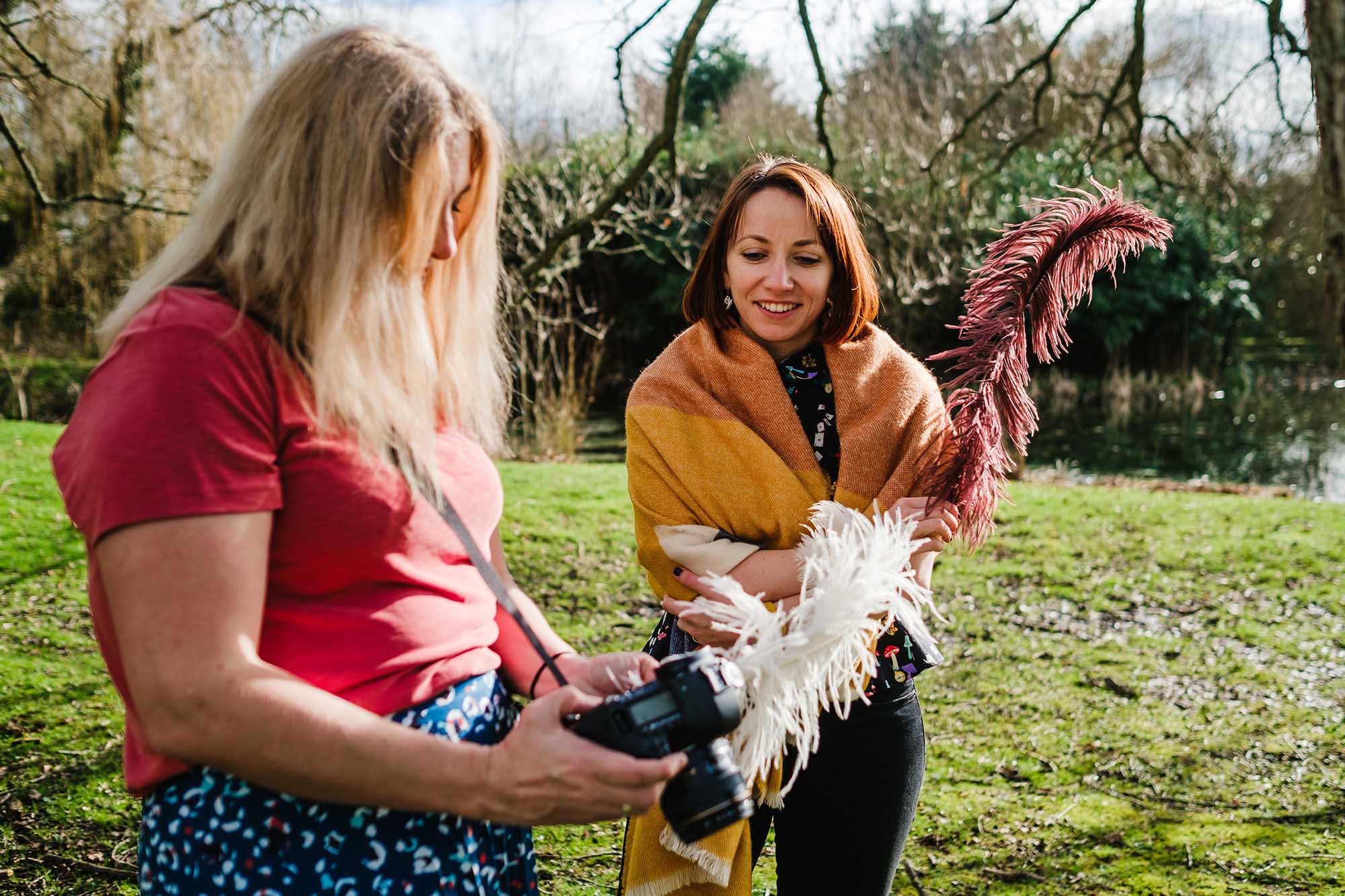 Corina and Amy playtime photography