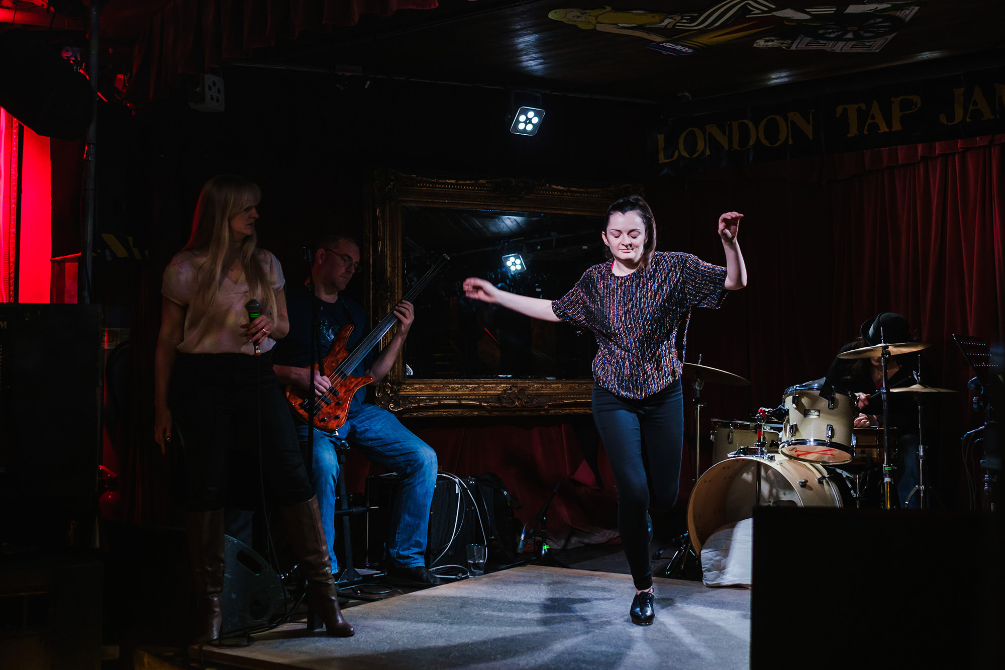 helen tap dancer jamming and dancing