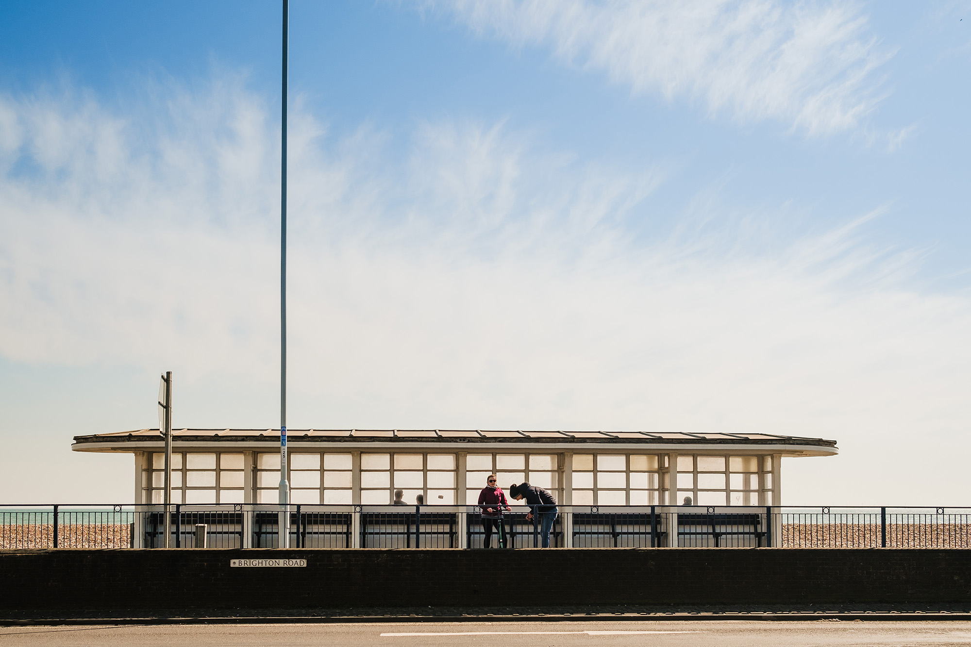 worthing beach social distancing