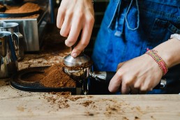 barista at work in Norfolk coffee core values