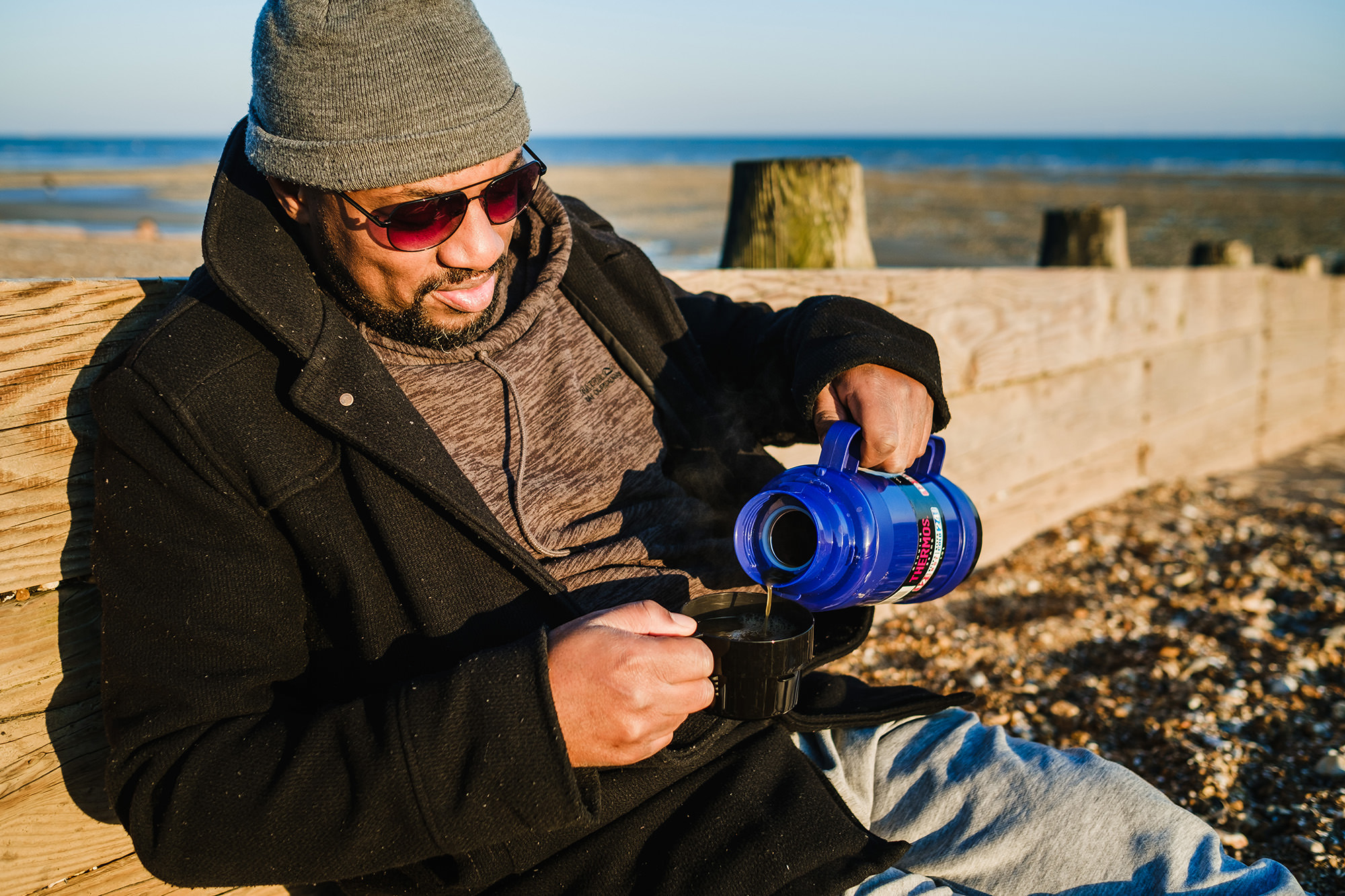 coffee on the beach