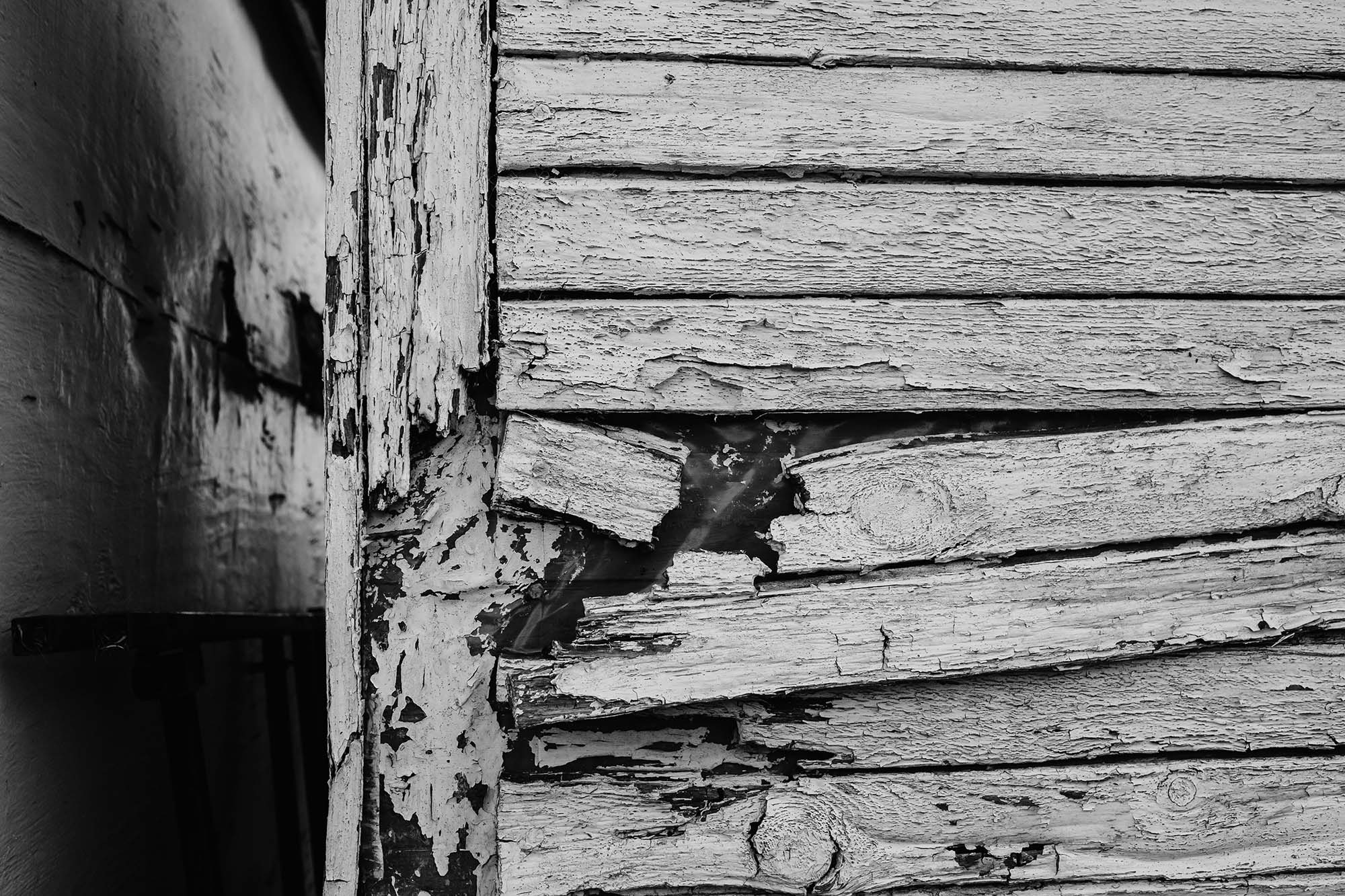 decay beach hut