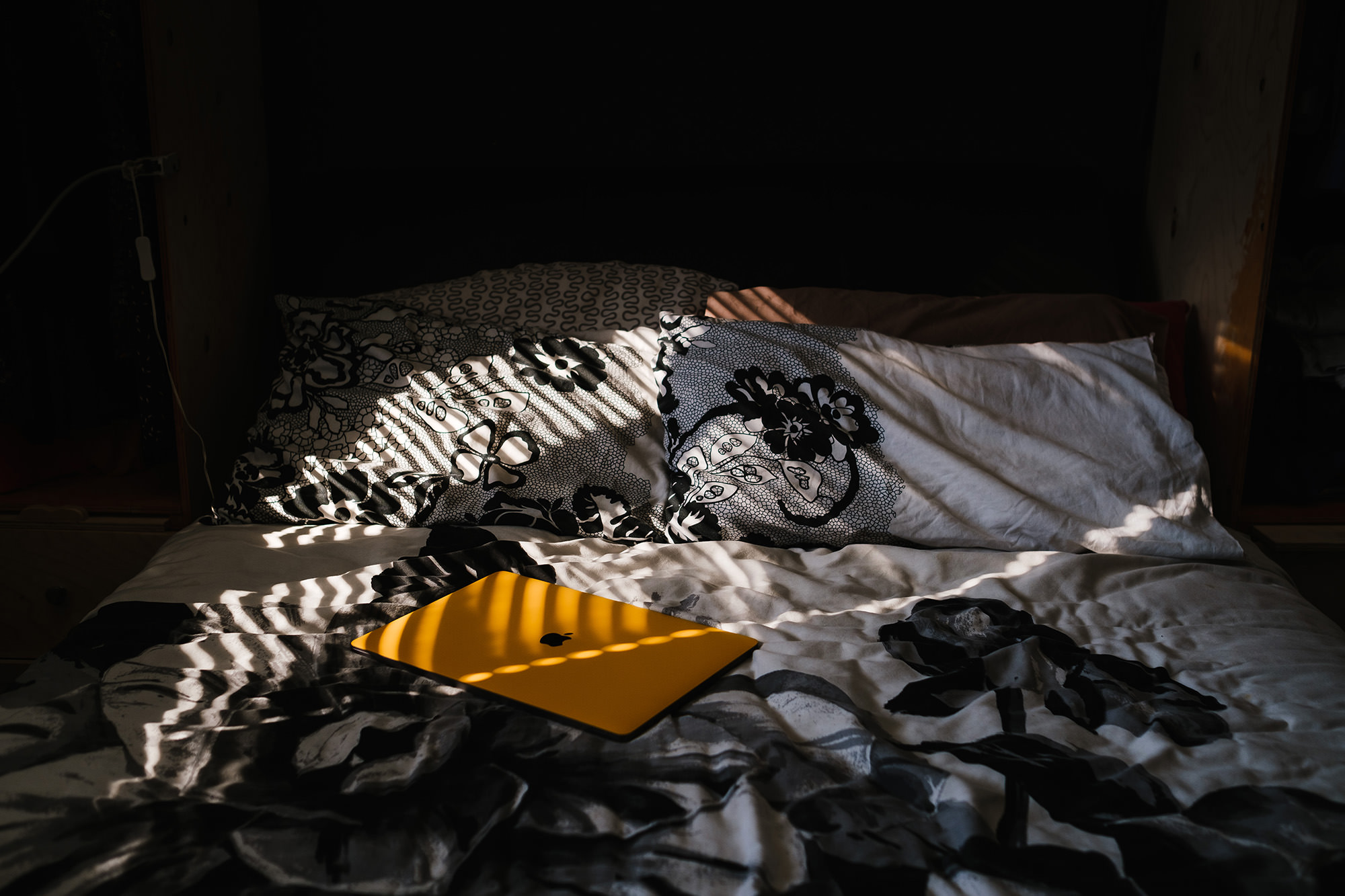 sunlight details on bed