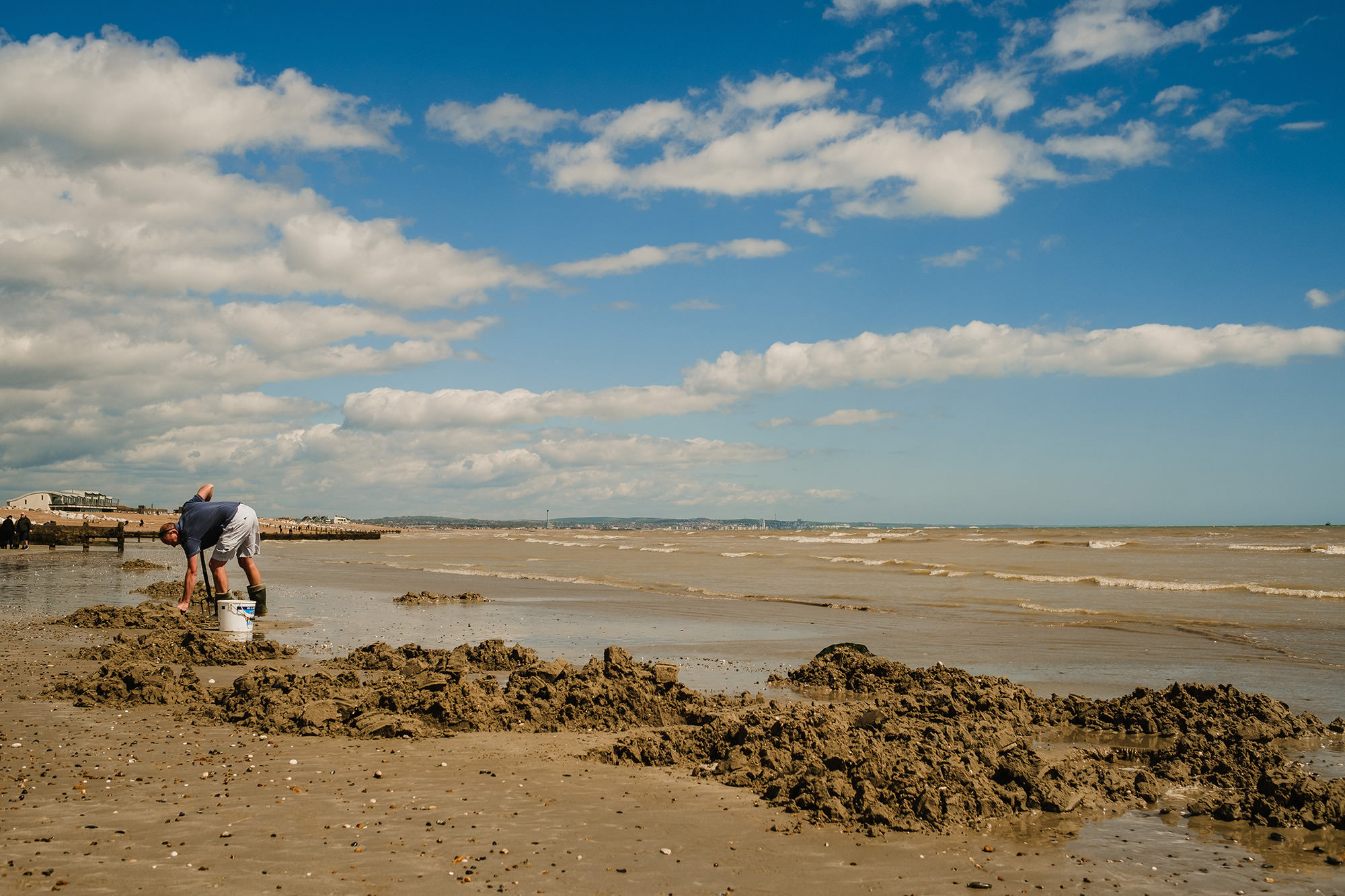 lancing beach in may