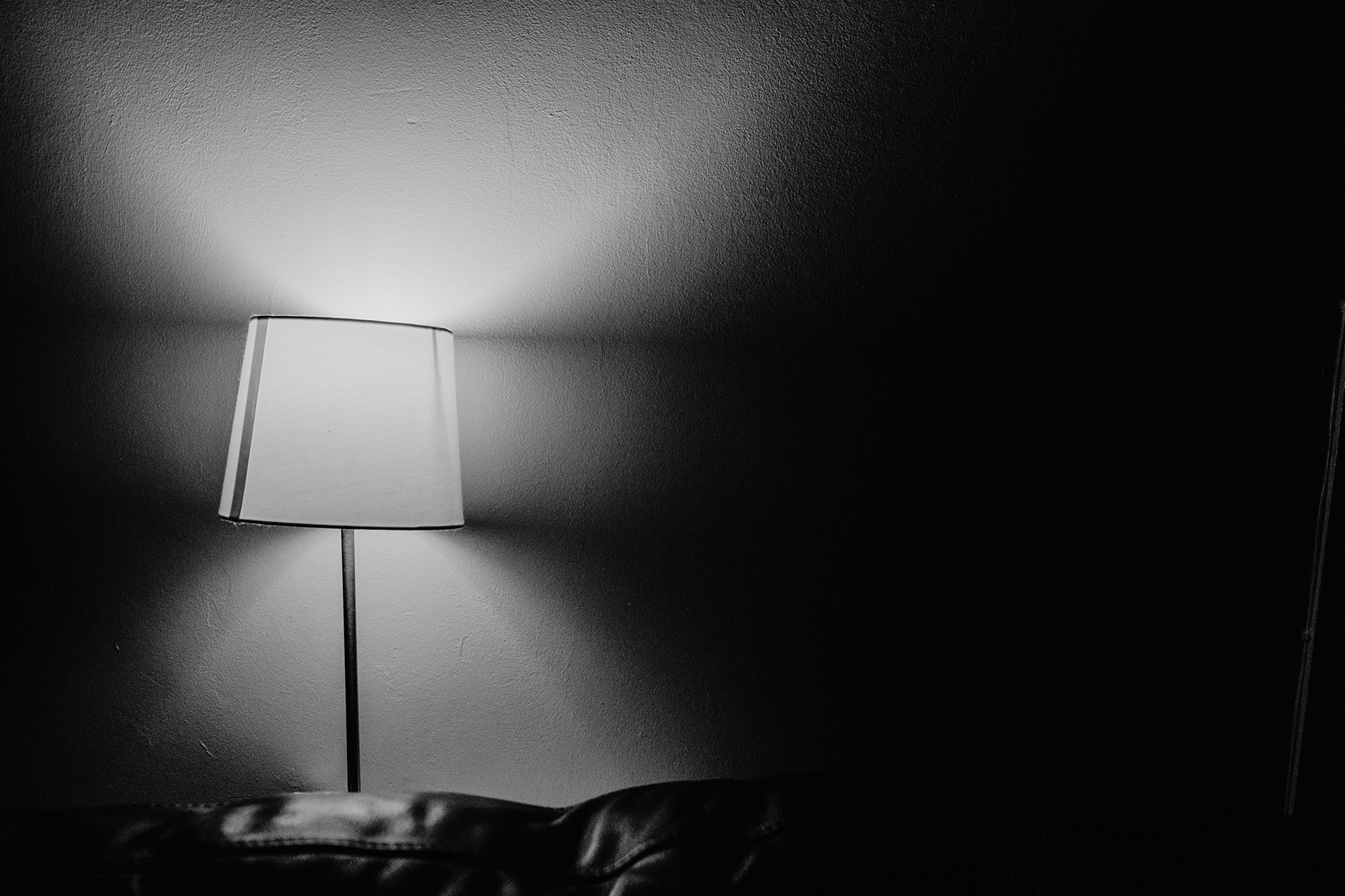 lamp in the dark documenting life