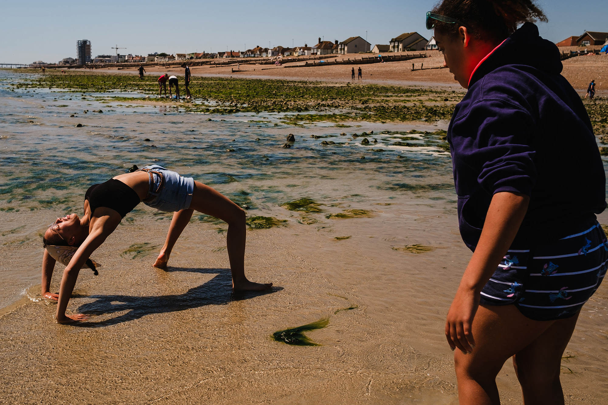 summer time worthing beach documenting life