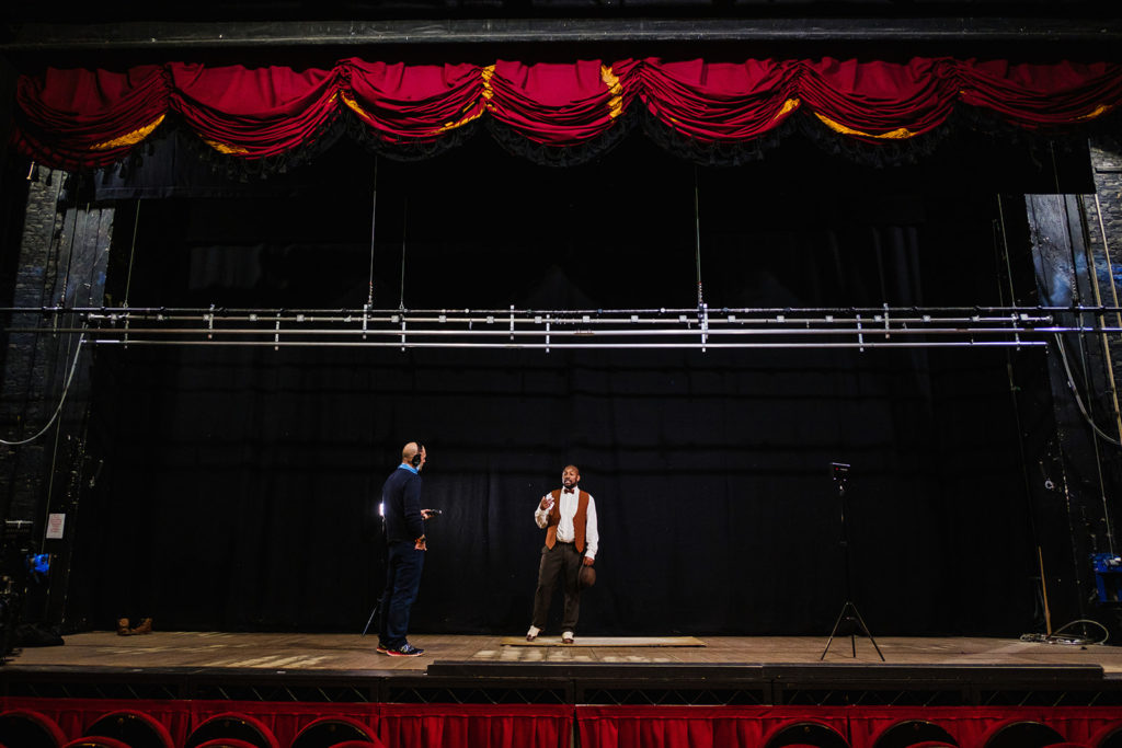 BTS behind-the-scenes exhibition tap dancer