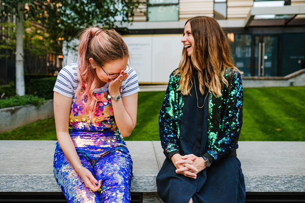 Quick Fox Labs co-founders Amy and Emma