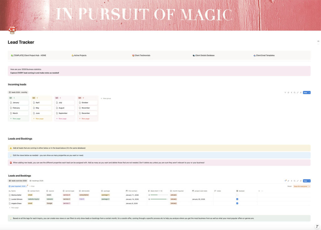 How I Organise My Business with Notion Without Turning It Into a Full-Time Job