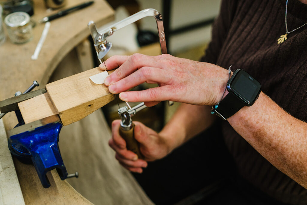 close-up photos of your craft, your hands working, tools, textures, materials, small moments